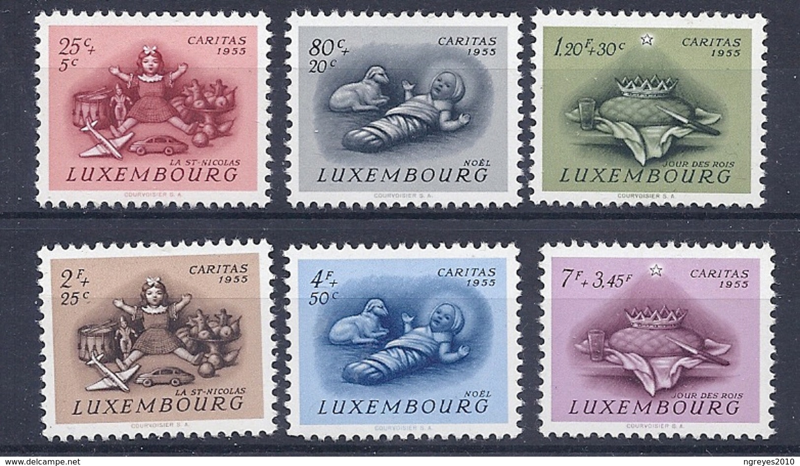 190031445  LUXEMBURGO  YVERT   Nº  500/5  **/MNH - Nuevos