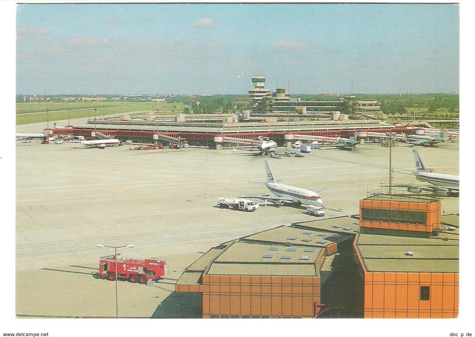 Germany - Berlin Tegel - Aerodrom - Flugzeug - Airplane - Plane - Avion  Flughafen - Feuerwehr - Aerodrome