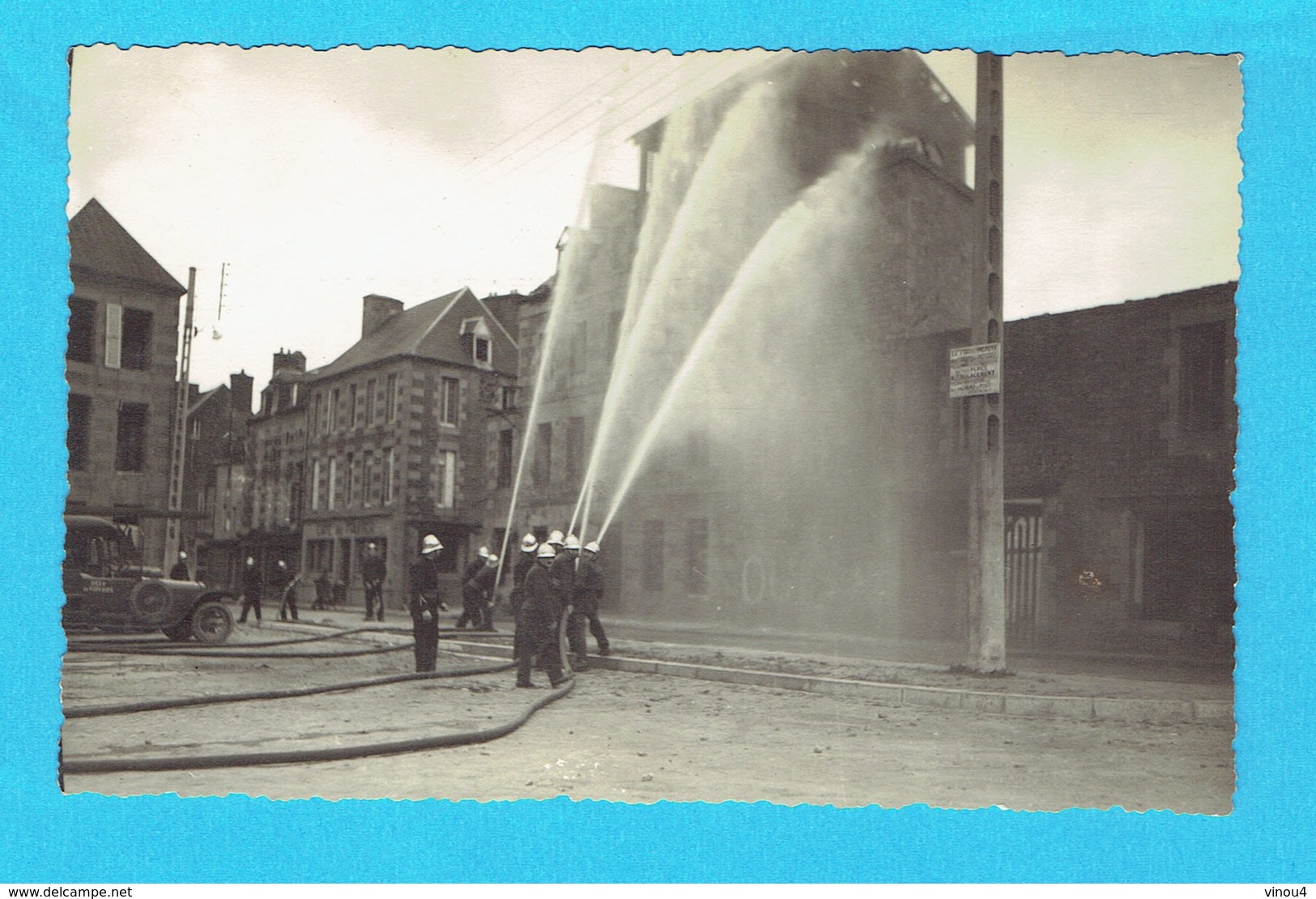 Photo Offerte Par La Compagnie Des Sapeurs-Pompiers De Villedieu - Voir Scan Verso - Villedieu