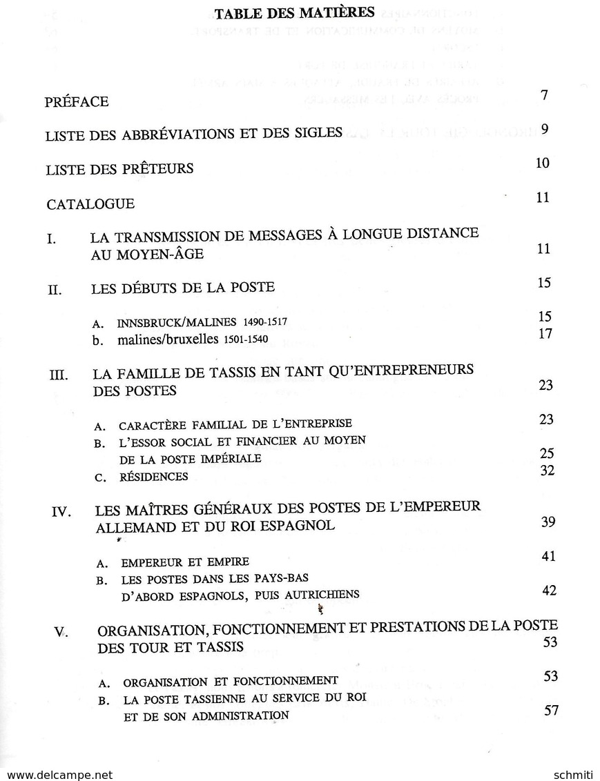 -Revue,La POSTE Des TOUR Et TASSIS,1489-1794-74 Pages-Bonnes Documentations,détaillé - Autres & Non Classés