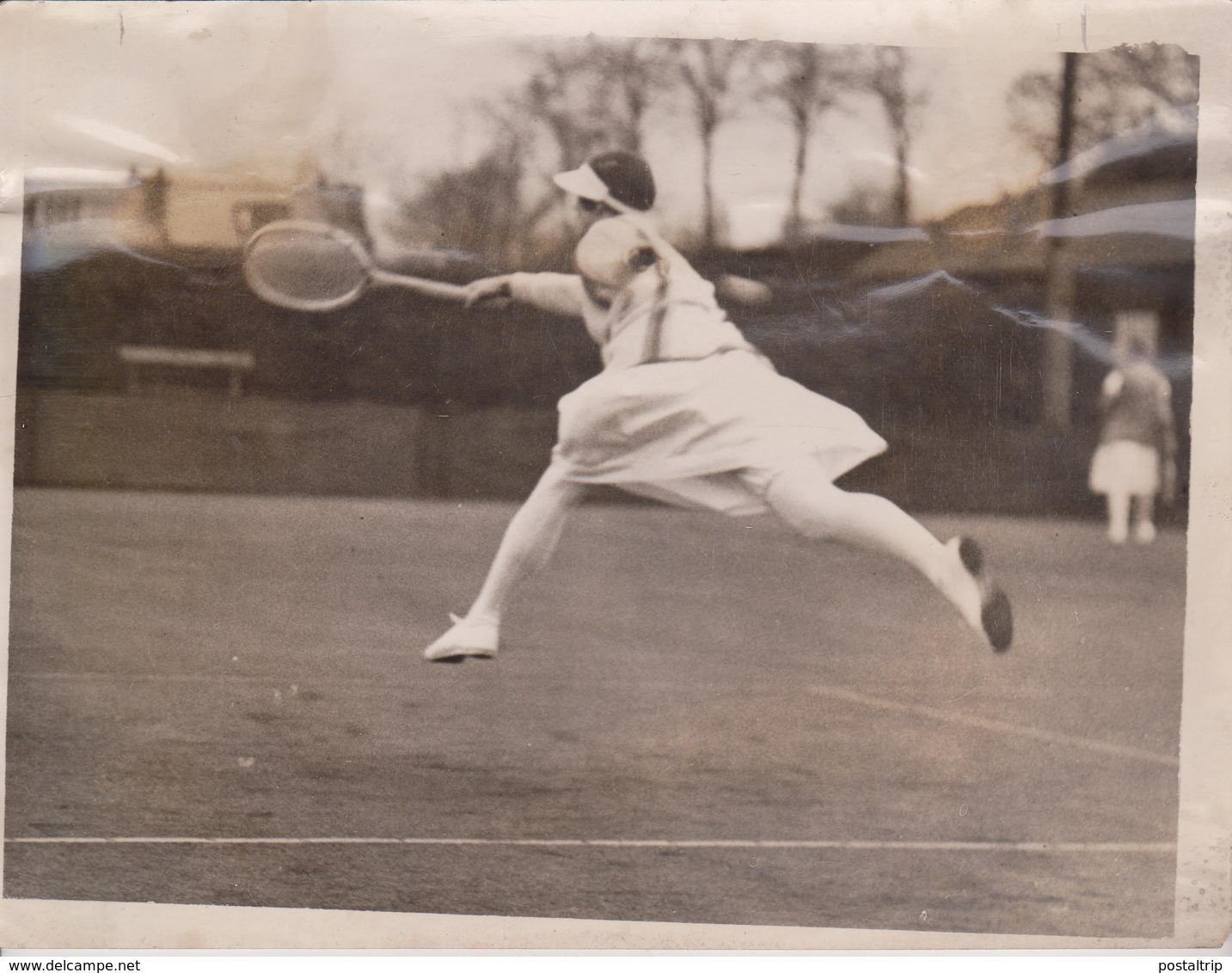 ROEHAMPTON SPRING  EVELYN COLYER  JUMPERS TENNIS 21 * 16 CM  Fonds Victor FORBIN (1864-1947) - Deportes