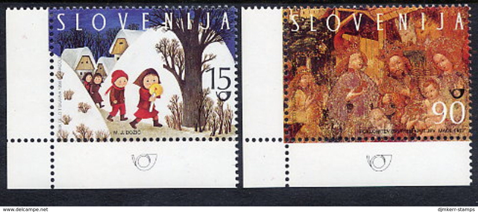 SLOVENIA 1998 Christmas MNH / **.  Michel 240-41 - Slovénie