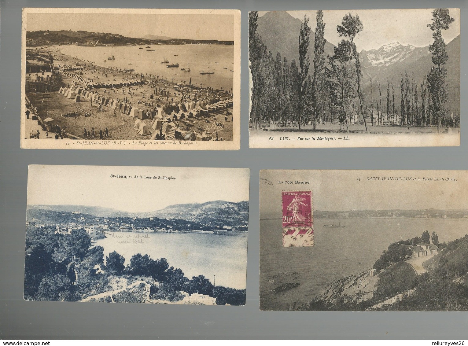 CPA, D.64, Lot de 102 Cartes Postales anciennes du département des Pyrénées Atlantique
