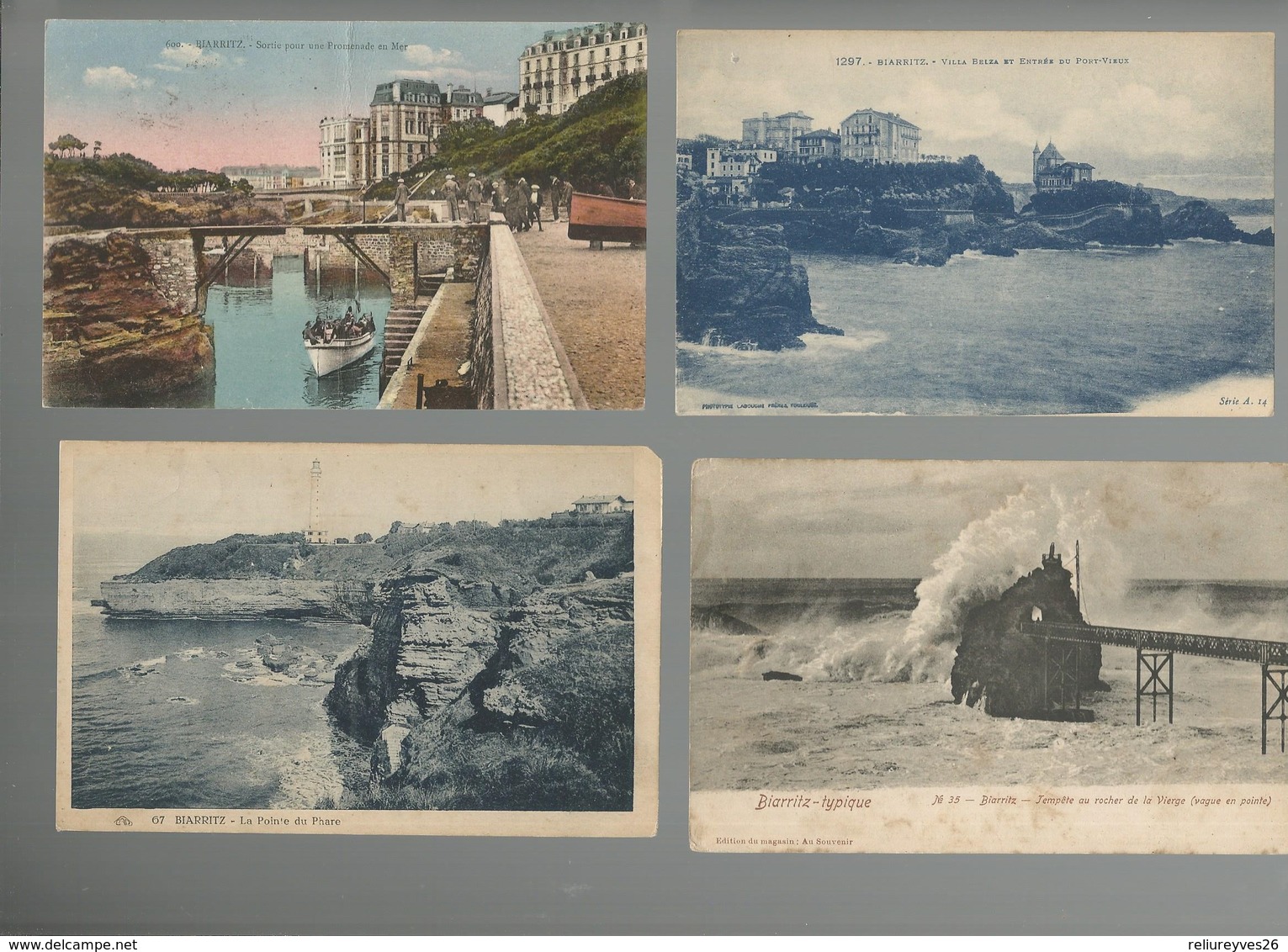 CPA, D.64, Lot de 102 Cartes Postales anciennes du département des Pyrénées Atlantique