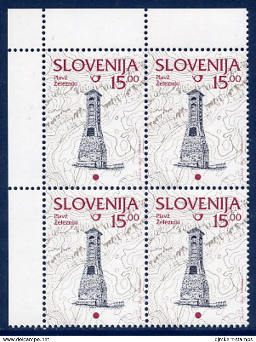 SLOVENIA 1998 Cultural Heritage Definitive 15 T.block Of 4 MNH / **.  Michel 234 - Slowenien