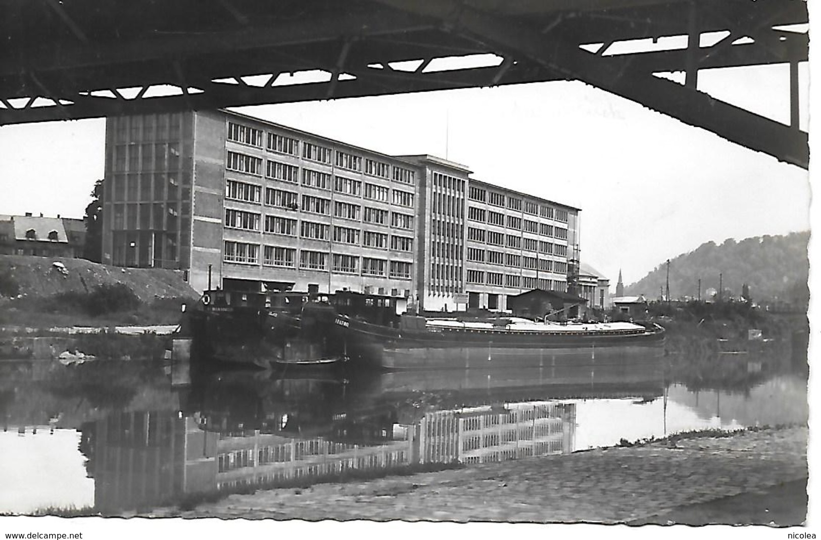 Allemagne - Saarbrücken - Das Neue Finanzamt - Péniches Barges VIATOR Et H.F. BRAUN HANWEILER - Saarbruecken