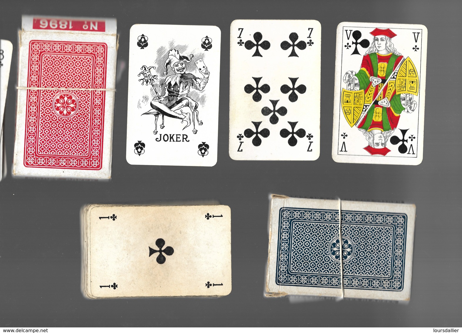 2 Jeux De 32 Cartes à Jouer Playing Cards Complet Sans Jocker Dans Leur Boîte PIQUET POKER N°1896 17 - Cartes à Jouer Classiques