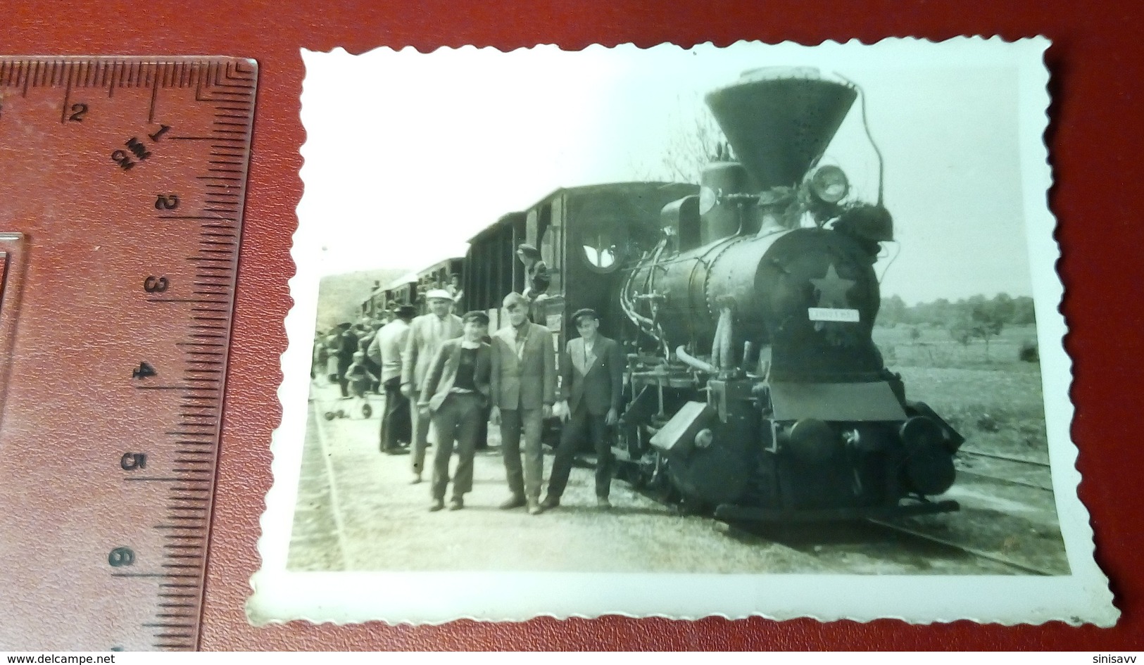 Vintage Photo Locomotive - Lokomotiva - Railway