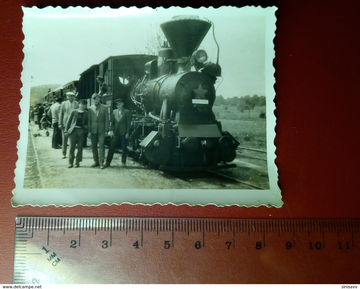Vintage Photo Locomotive - Lokomotiva - Ferrovie