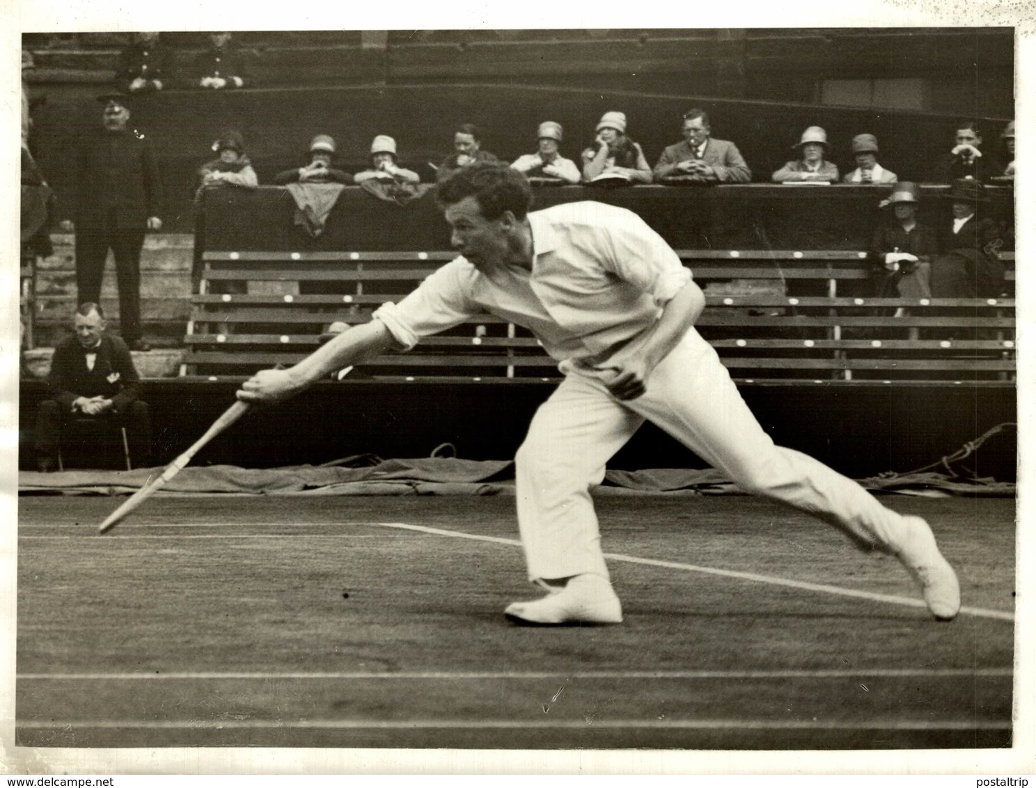 Wimbledon Je Gregory England Ft Hunter TENNIS 21 * 16 CM  Fonds Victor FORBIN (1864-1947) - Deportes