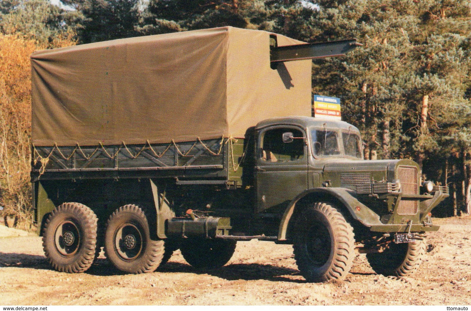 British Army  Austin K6  6x4   3 Ton Light Breakdown Vehicle  -  CPM - Camions & Poids Lourds