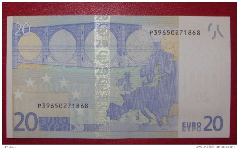 20 EURO R030C1 Draghi Netherlands Serie P39 Perfect UNC - 20 Euro