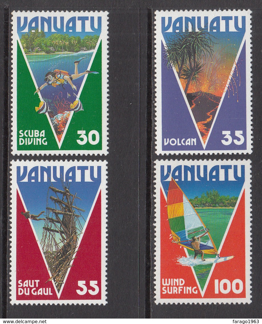 1986 Vanuatu Scuba Diving  Complete Set Of 4 MNH - Vanuatu (1980-...)