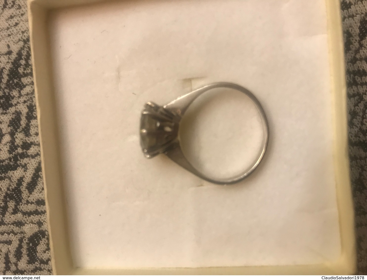 Anello In Argento 925 Con Cristallo Molto Elegante - Ringe