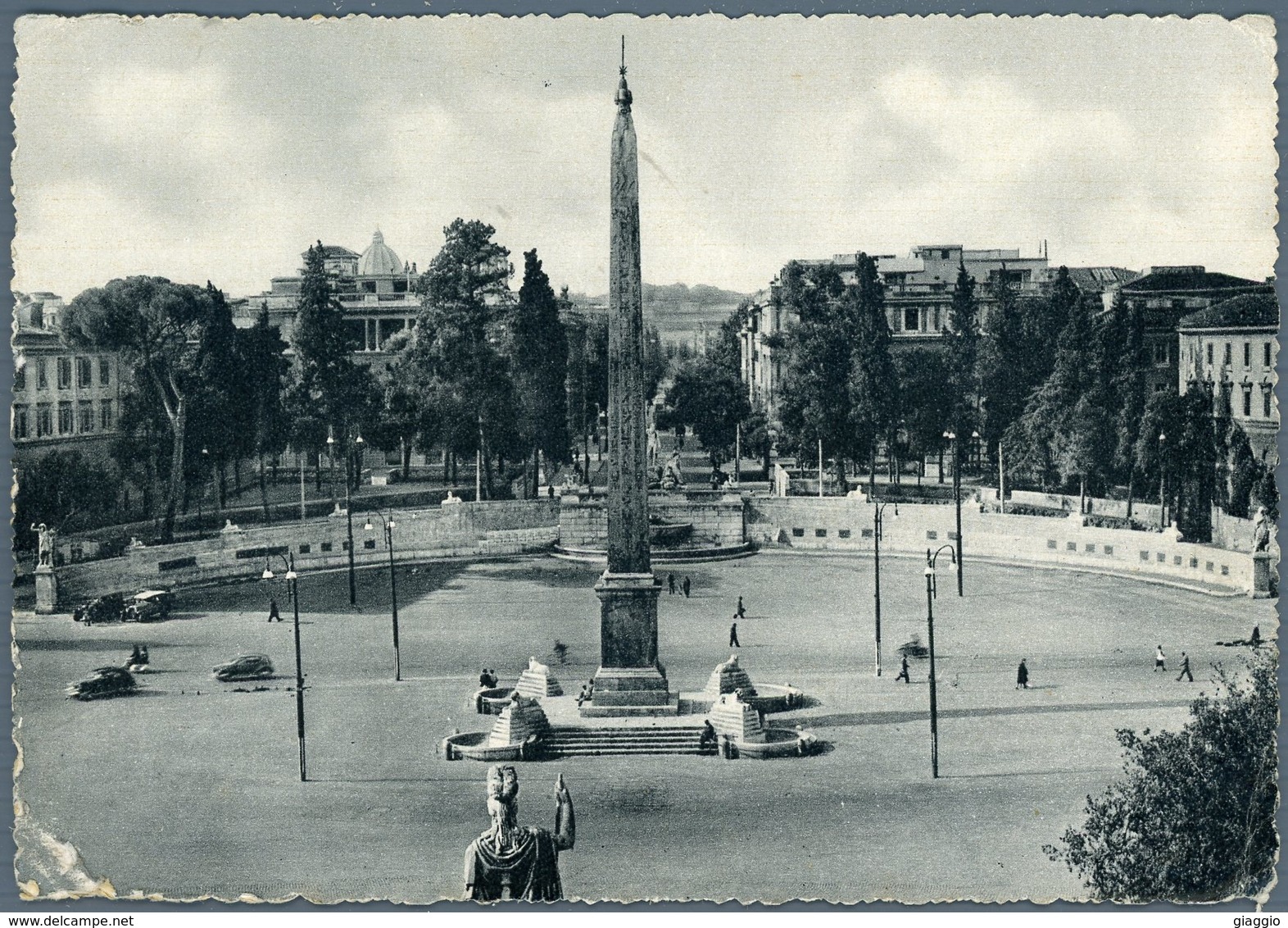 °°° Cartolina - Roma N. 1050 Piazza Del Popolo Publicitaria Nuova °°° - Places & Squares