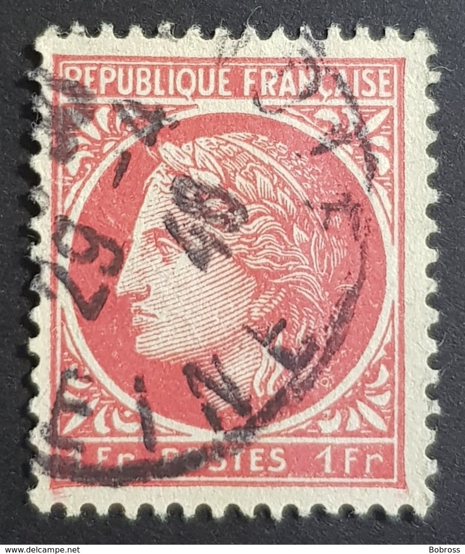 1945-1946 Ceres, France, Republique Française, Used - 1945-47 Ceres Of Mazelin