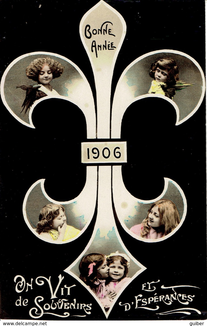 Bonne Année 1906 On Vit De Souvenirs Et D'esperances - Nieuwjaar