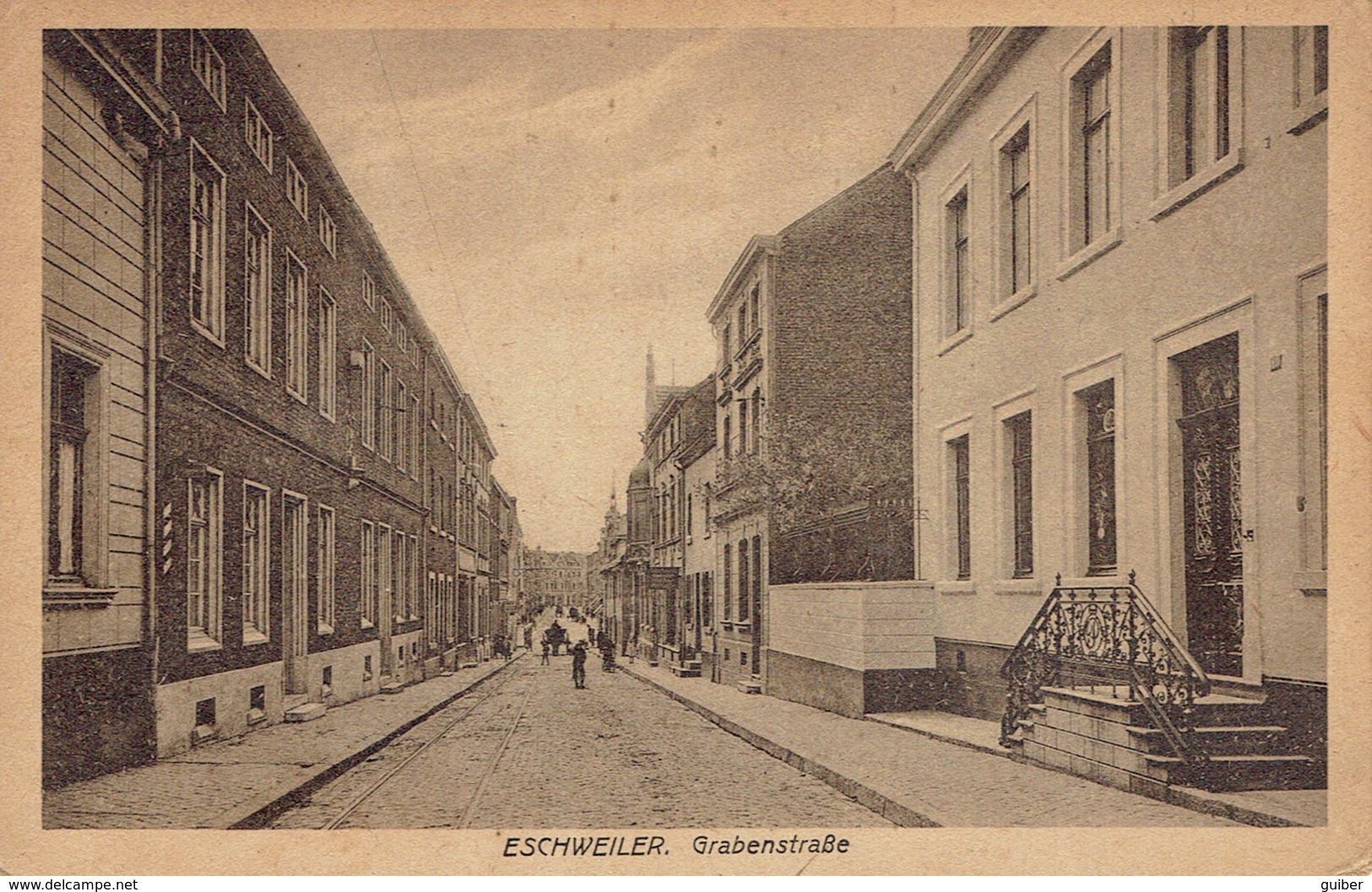 Eschweiler Grabenstrasse Cachet Militaire Postes Belges  N°1 - Eschweiler