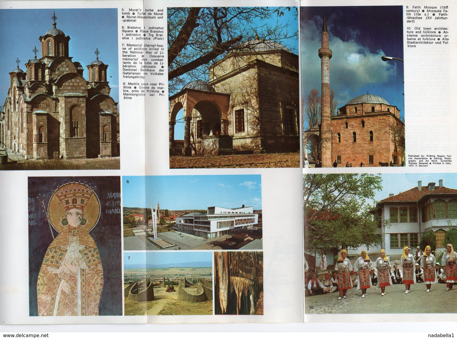 YUGOSLAVIA, KOSOVO, PRISTINA, TRAVEL BROCHURE - Tourism Brochures