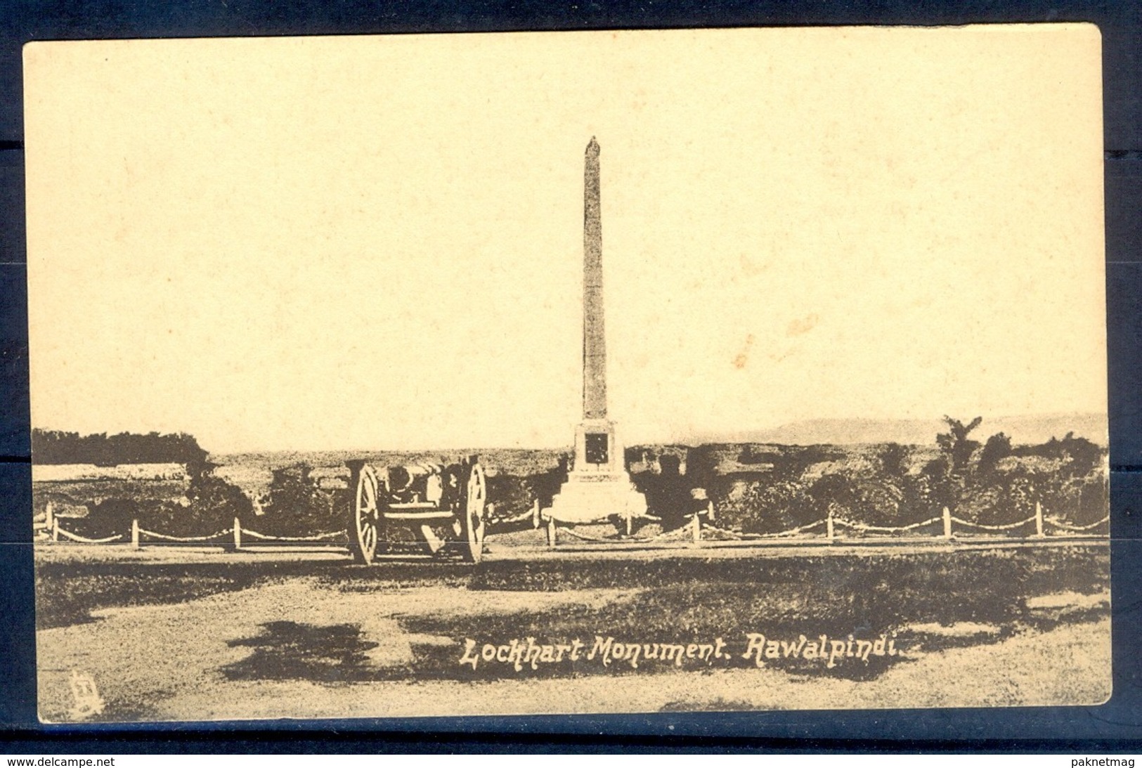 K1025- Rare Post Card Of Pakistan. Lockhart Monument. Rawalpindi, Pakistan. - Pakistan