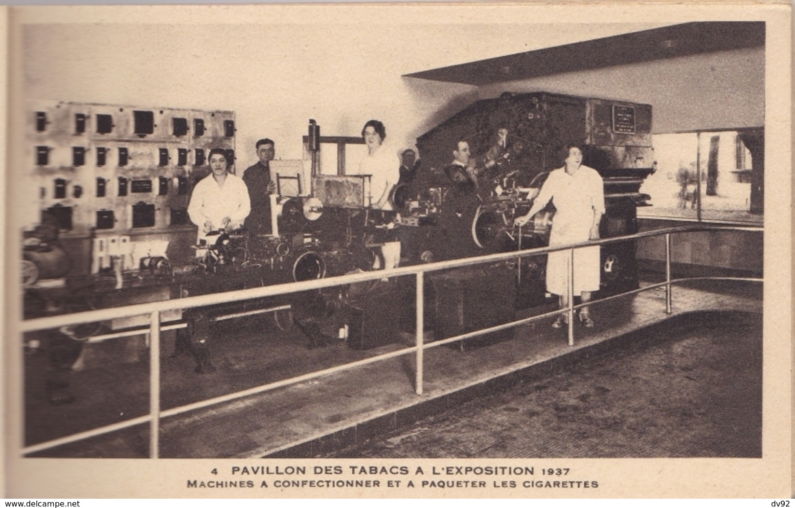 PARIS EXPOSITION 1937 PAVILLON DES TABACS ET DES ALLUMETTES CARNET SEITA - Mostre