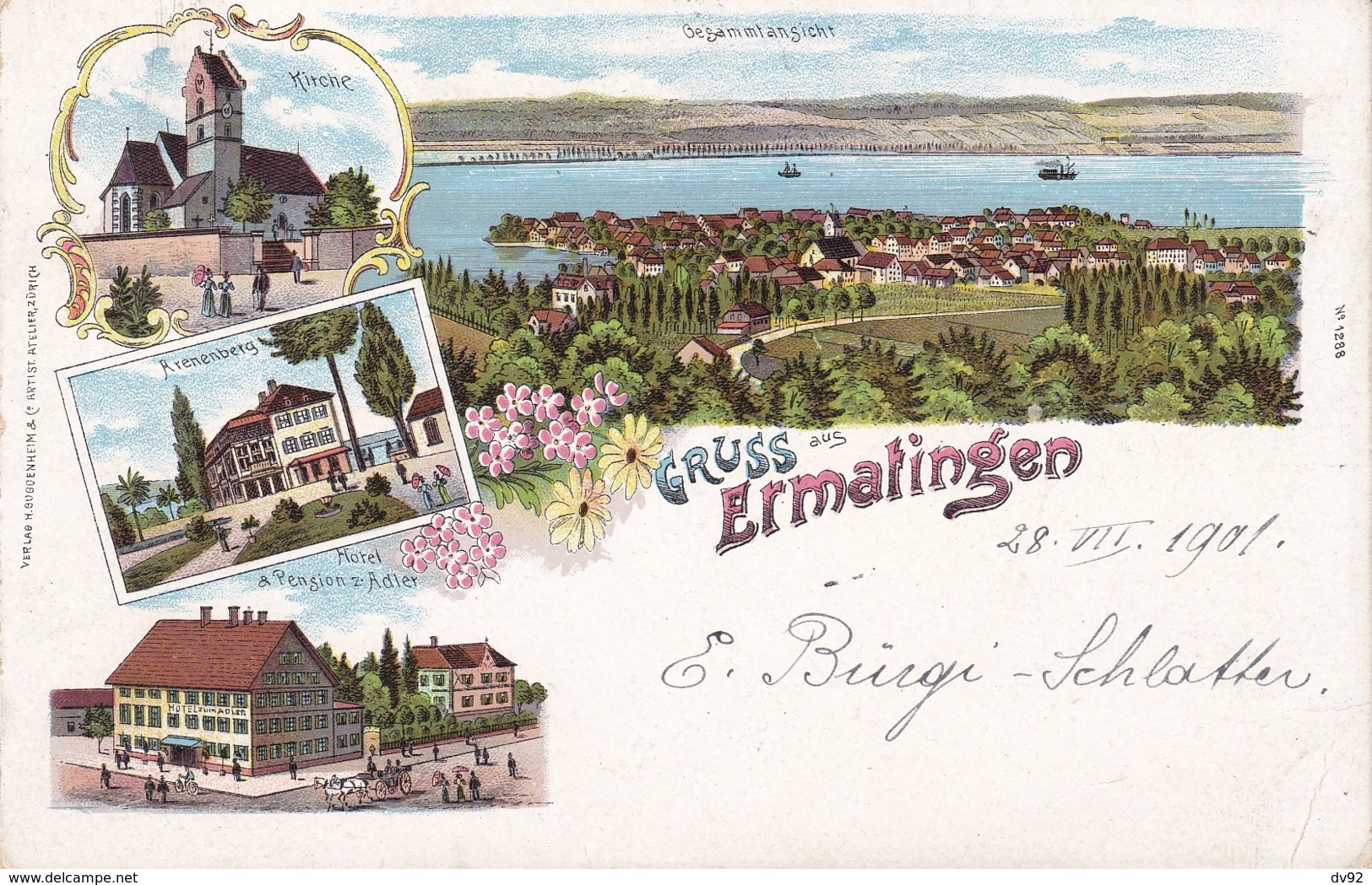 SUISSE GRUSS AUS ERMATINGEN - Ermatingen