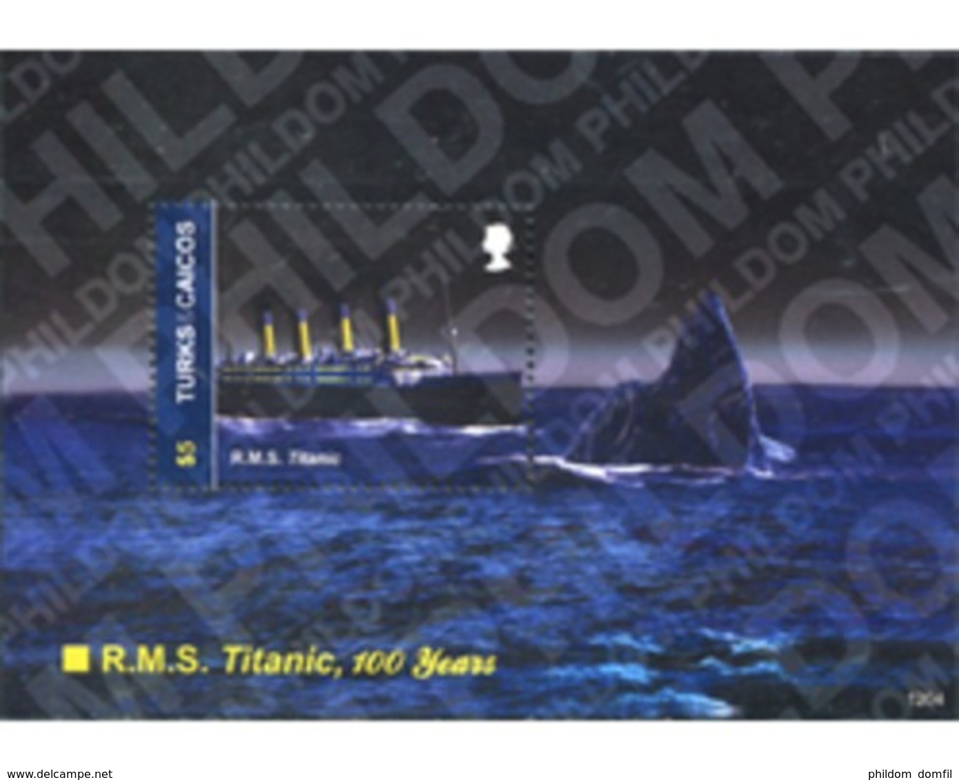 Ref. 318259 * MNH * - TURKS AND CAICOS Islands. 2012. RL TITANIC - Turks And Caicos