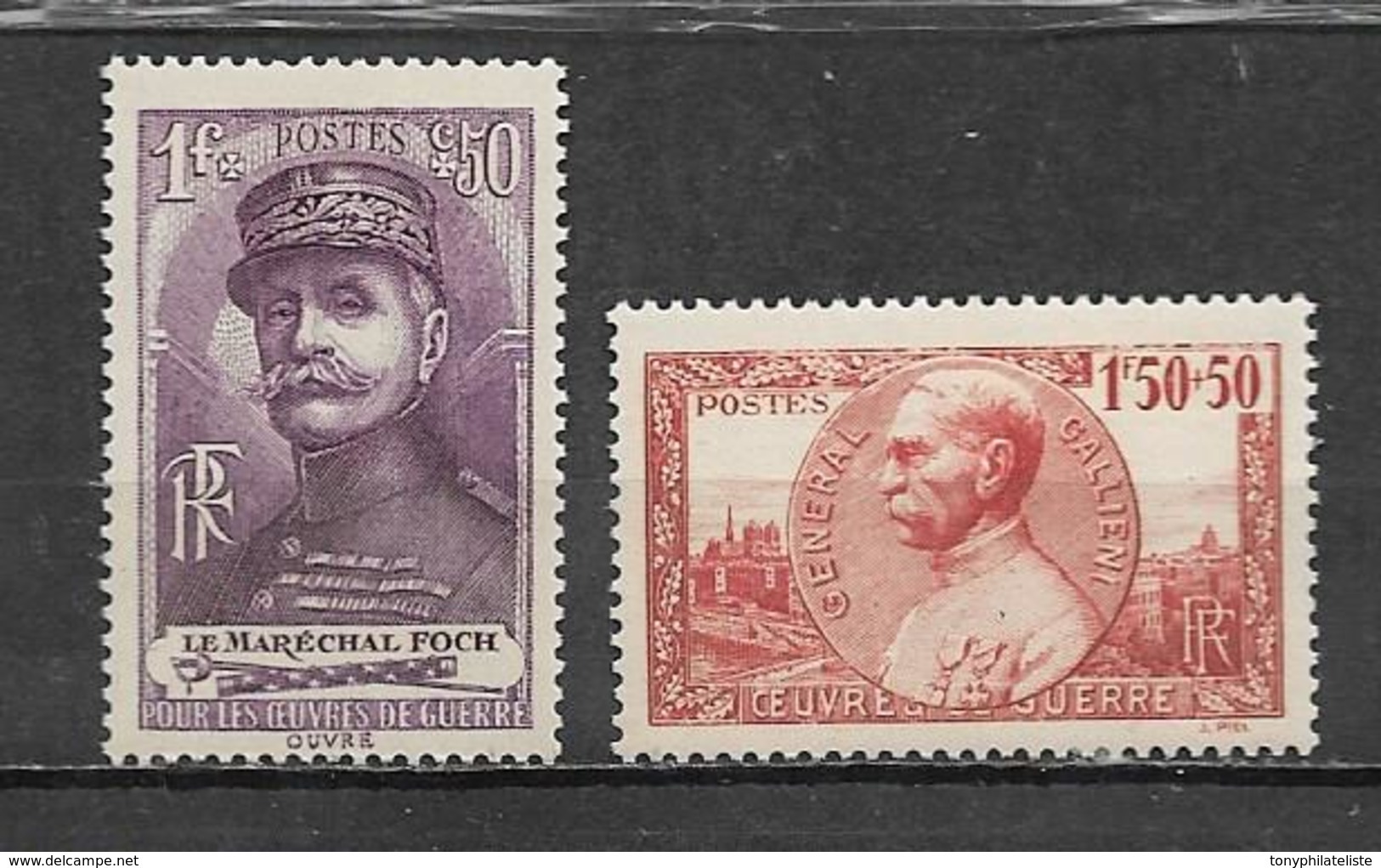 France Timbres De 1940  N°455 Et 456  Neuf ** Parfait Cote 20€ - Unused Stamps