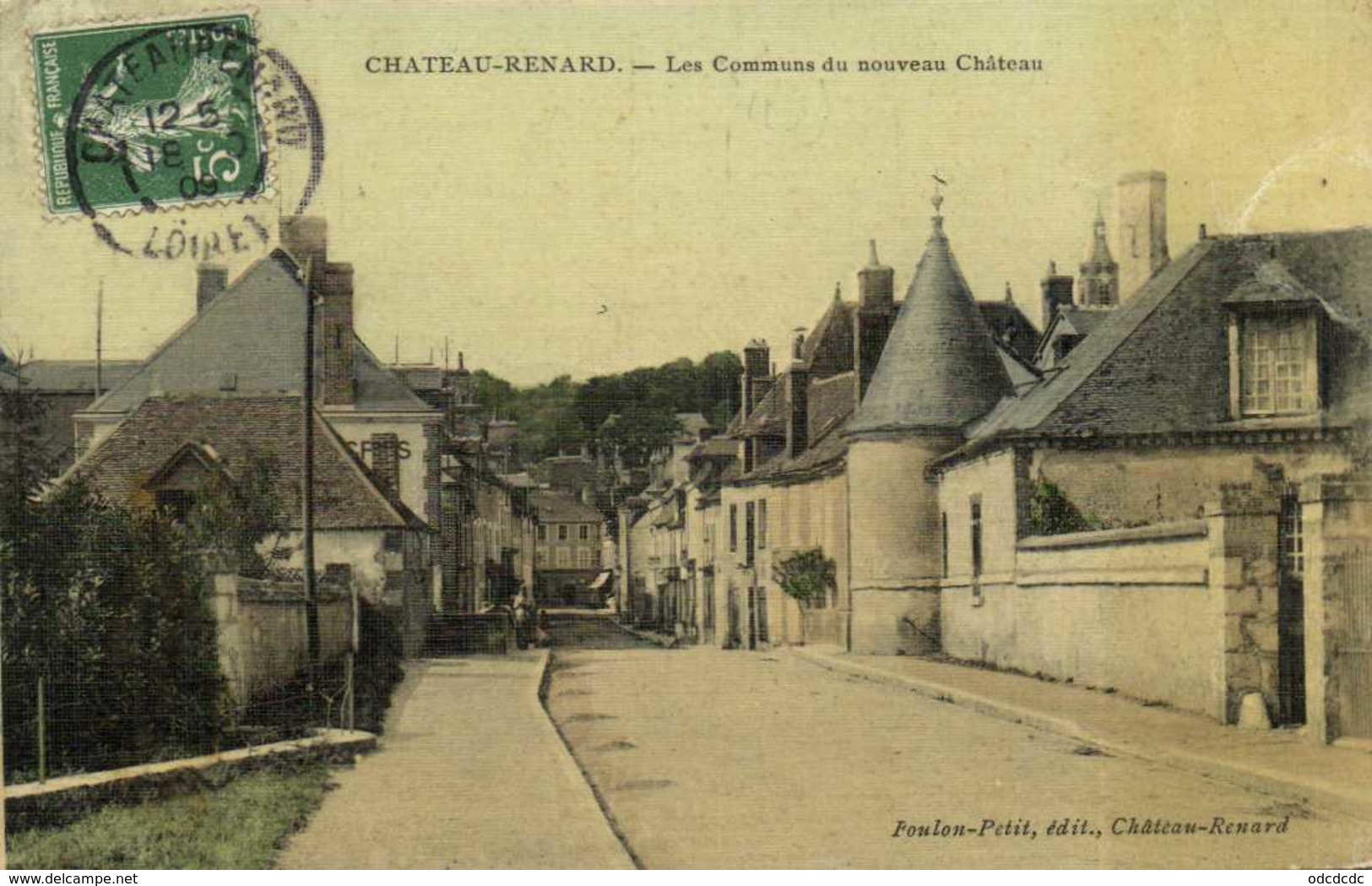 CHATEAU RENARD  Les Communs Du Nouveau Chateau Colorisée Toilée RV - Other & Unclassified