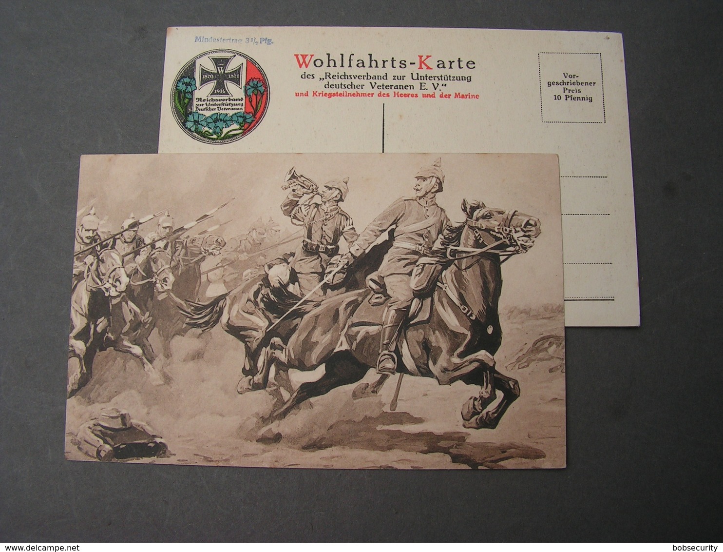 Wohlfahrts - Karte 1914  Sign Kurt Schulz Steglitz - 1900-1949