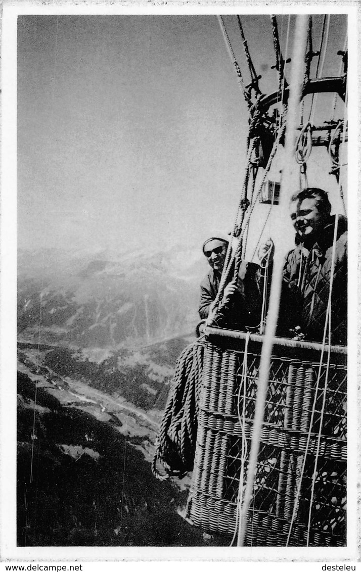 SERIE C Nr6 La TRAVERSEE DES ALPES - Mürren 1962 - Montgolfières