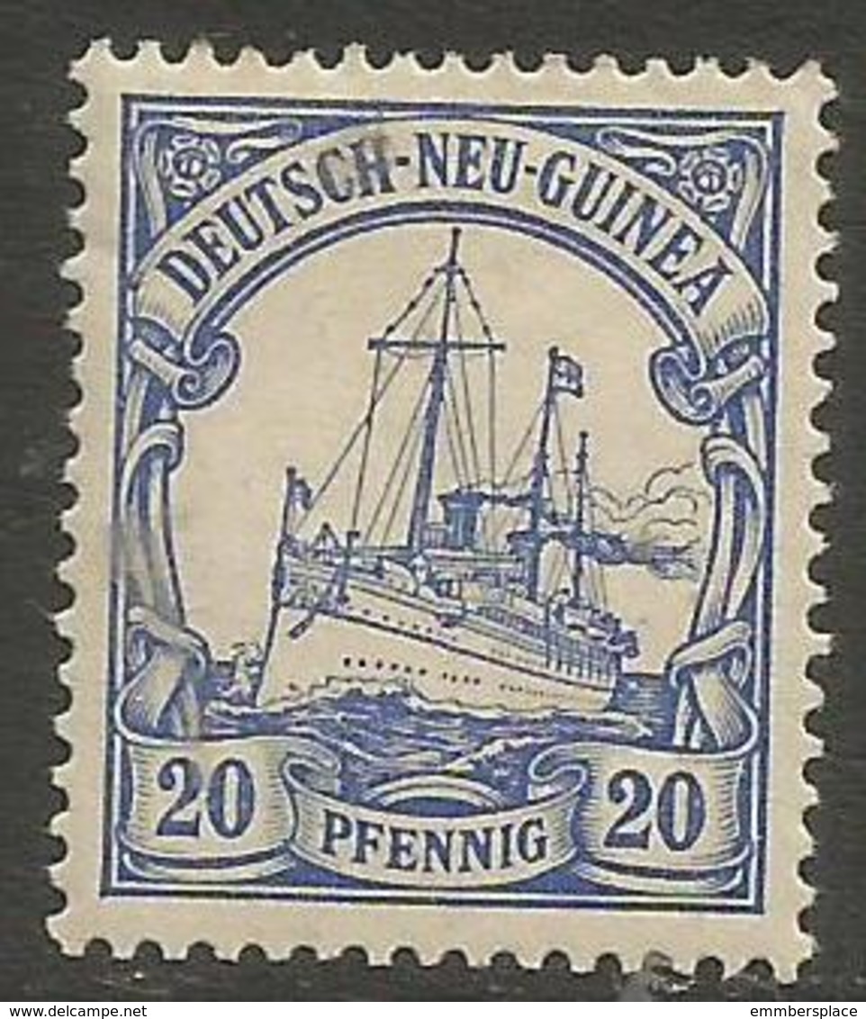 German New Guinea - 1901 Kaiser's Yacht 20p Mint Hinged    Sc 10 - German New Guinea