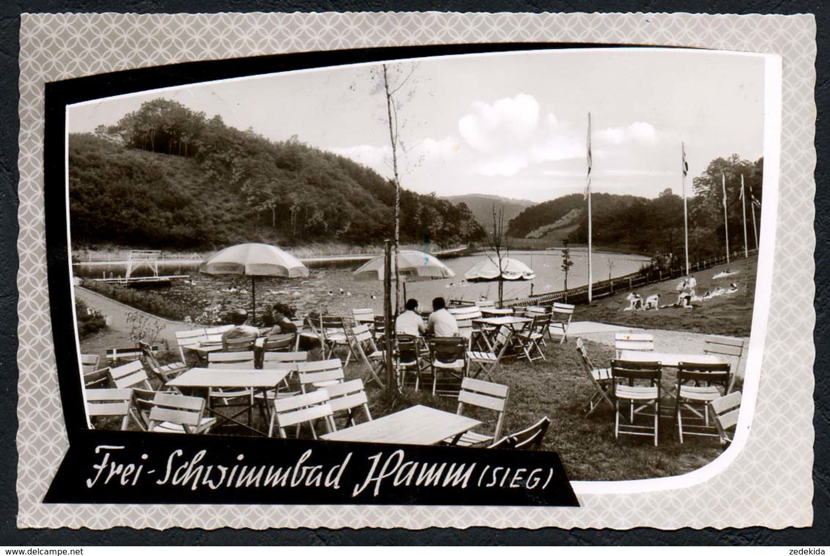 C5188 - Hamm - Freibad Schwimmbad - Cafe Restaurant Gaststätte Thalhausermühle Mühle - B. Korr - Hamm