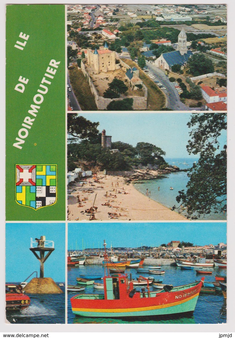 85 - ILE DE NOIRMOUTIER Multivues: L'Anse Rouge, L'Herbaudière, Le Gois, Le Château - Ed. Vieux Chouan N° V.2042 - 1979 - Ile De Noirmoutier