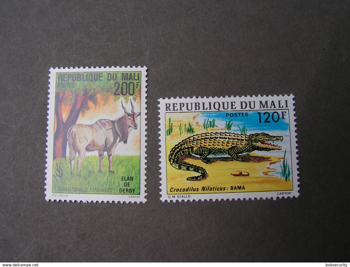 Mali Fauna  2 Old Stamps  527 , 692    ** MNH - Mali (1959-...)