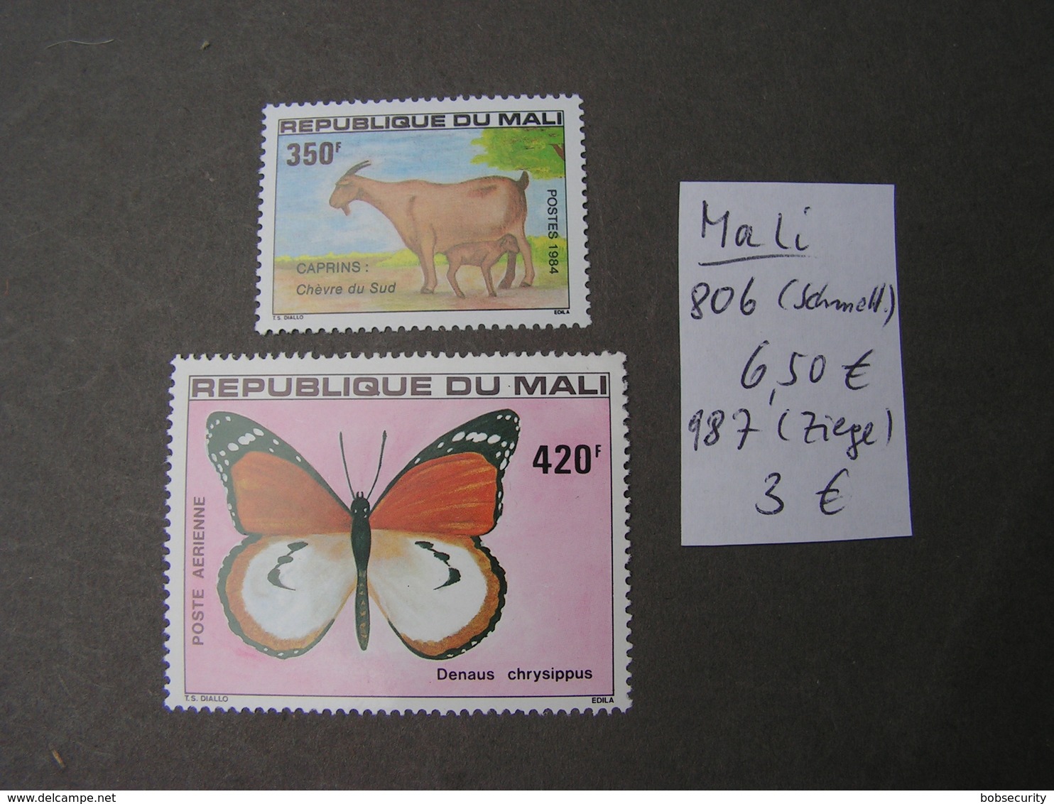 Mali Fauna Lot 187, 807   ** MNH  € 9,50 - Mali (1959-...)