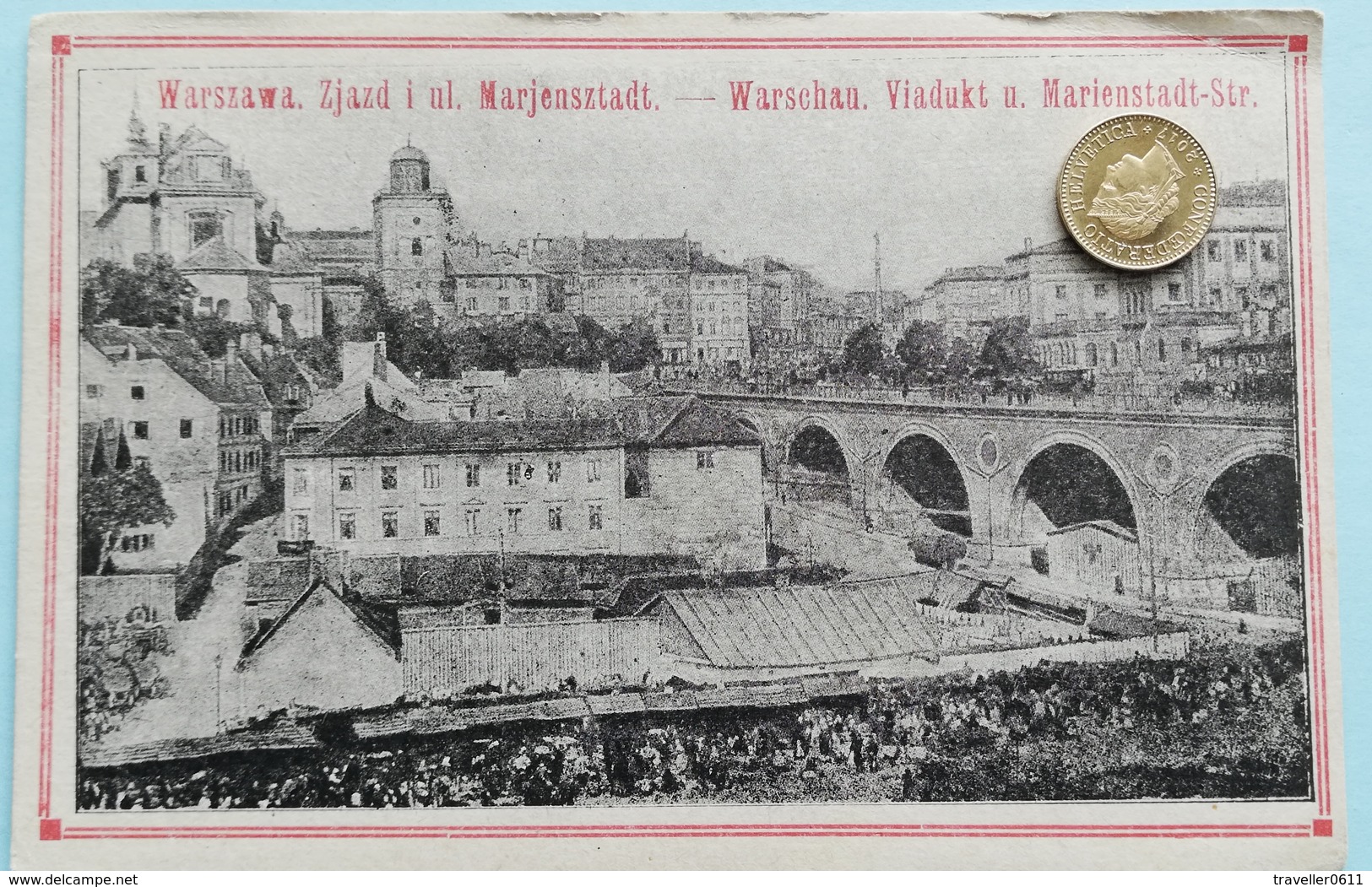 Warschau, Marienstadt-Strasse, Viadukt, Polen, 1915 - Pologne
