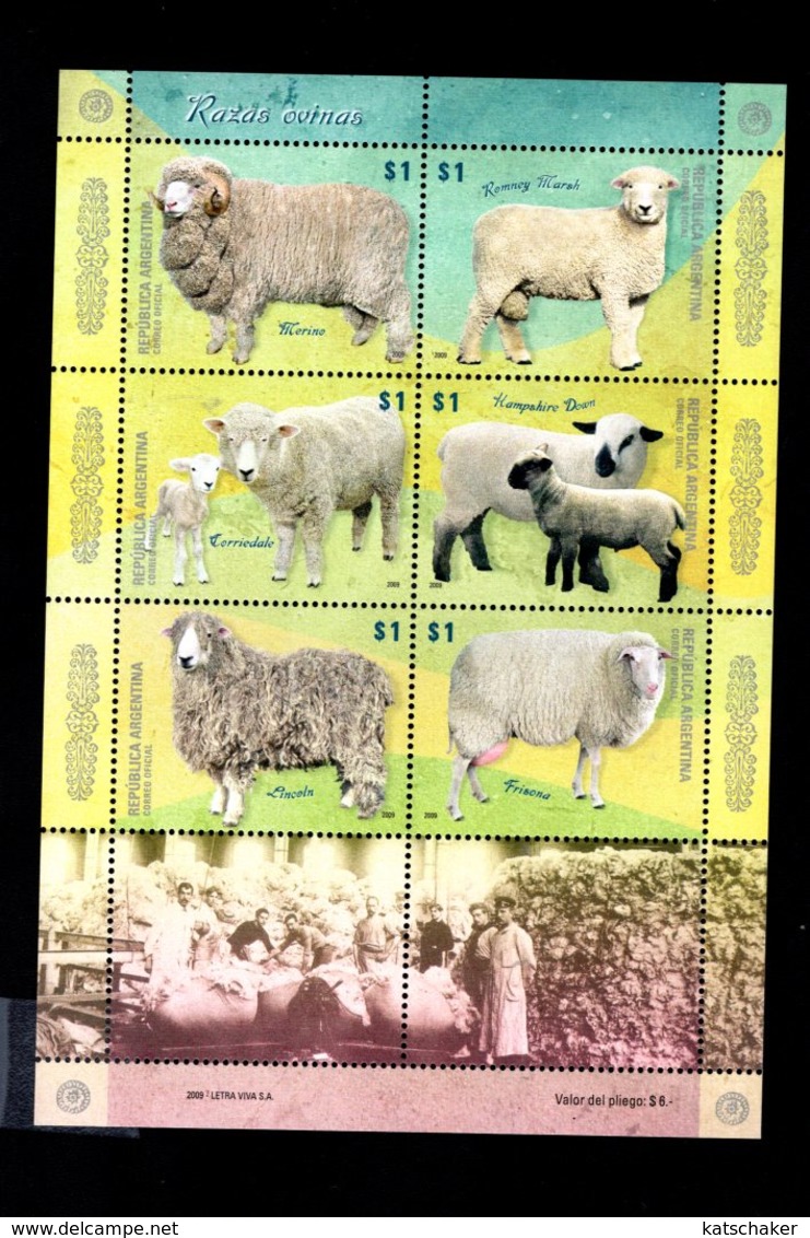 767030465 2009 SCOTT 2537 POSTFRIS  MINT NEVER HINGED EINWANDFREI  (XX)  SHEEP DIFFERENT SORTS ANIMALS - Unused Stamps