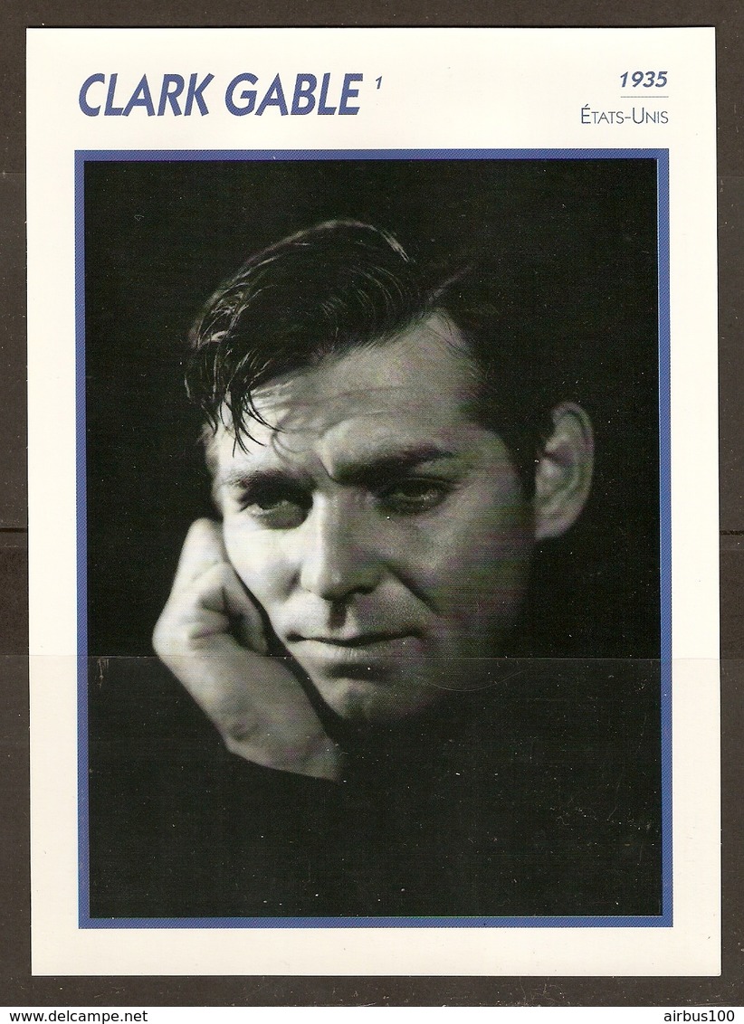 PORTRAIT DE STAR 1935 ETATS UNIS USA - ACTEUR CLARK GABLE - ACTOR CINEMA - Fotos