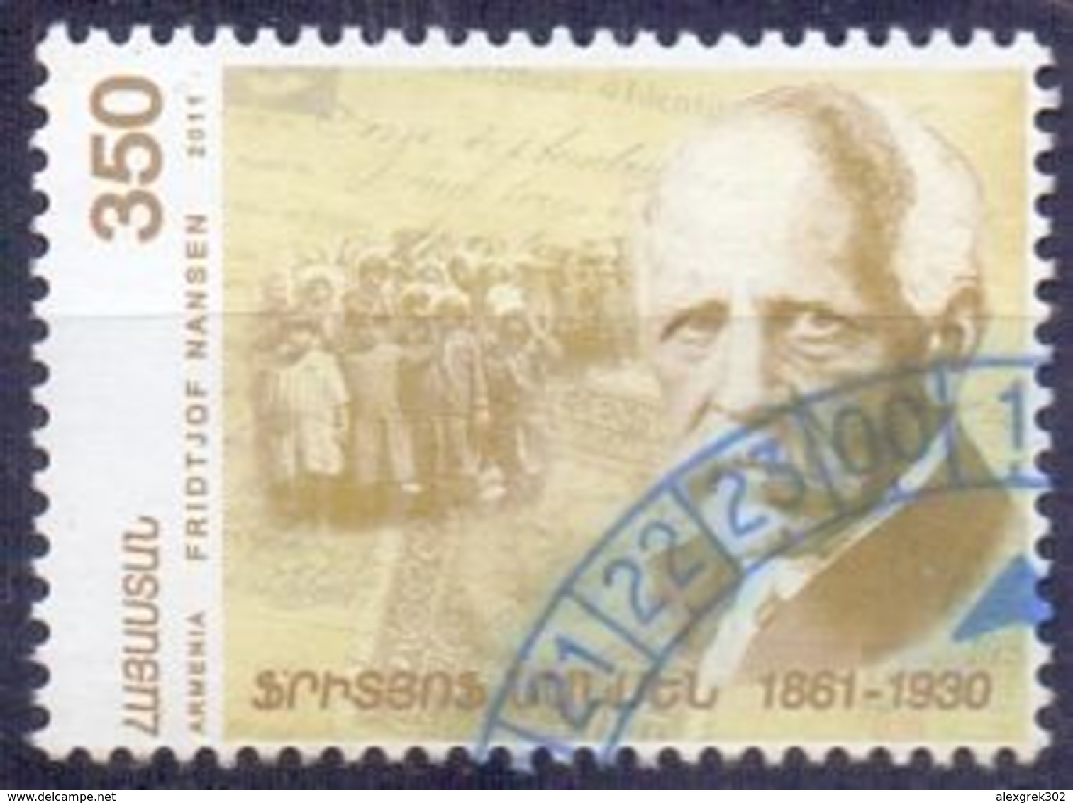 Used Armenia 2011, Fridtjof Nansen 1V. - Armenië