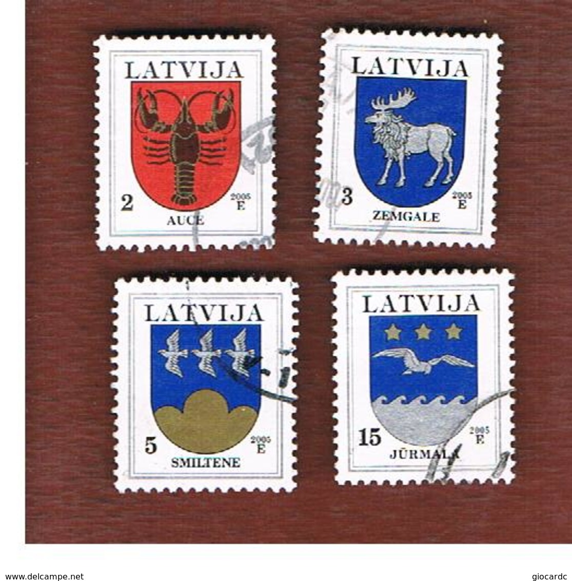 LETTONIA (LATVIA)   - MI 421DVII.521II  -      2005  ARMS    -   USED - Lettonia