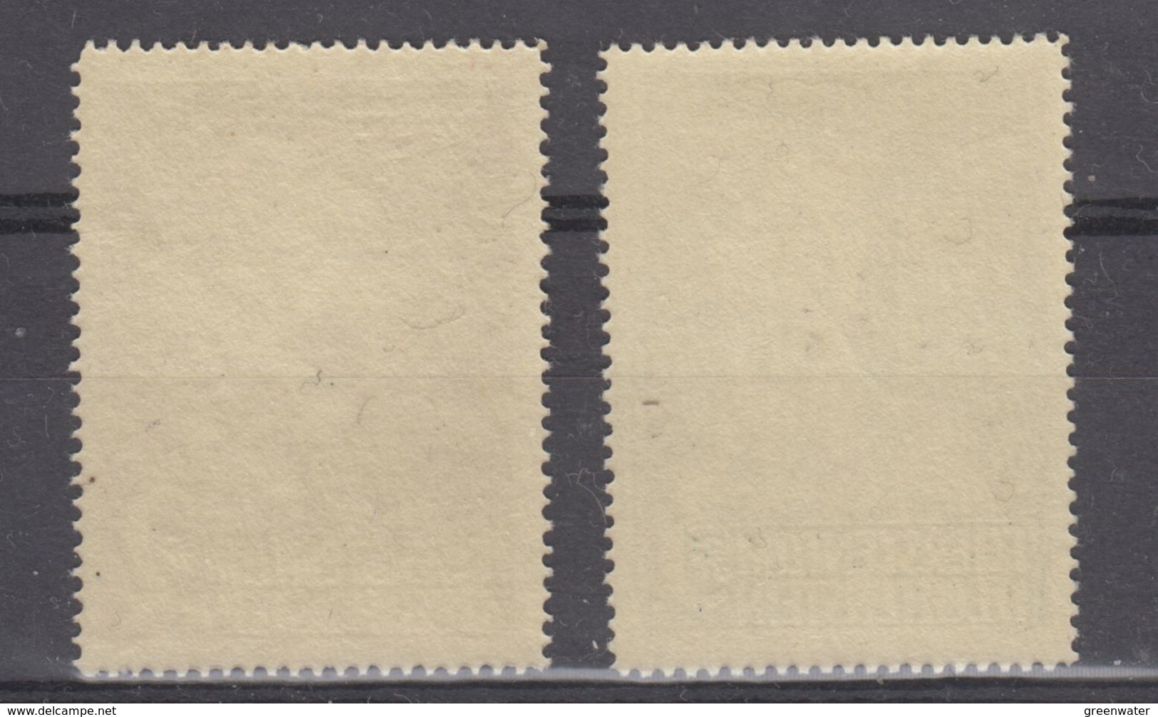 Liechtenstein 1955 Definitives Fürst & Fürstin 2v ** (3fr Very,very Small Spot In Gum) (42721) - Unused Stamps