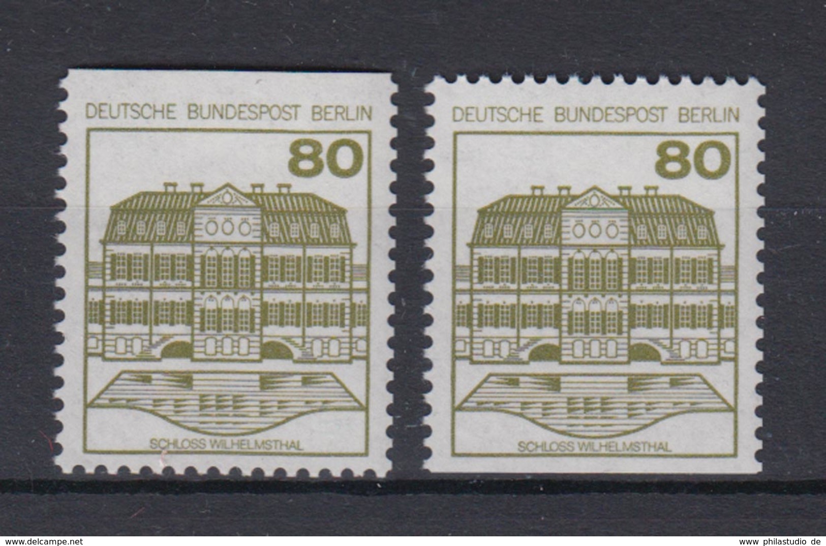 Berlin 674 C/D Oben+unten Geschnitten Aus MH B+S (V) 80 Pf Postfrisch  - Sonstige & Ohne Zuordnung