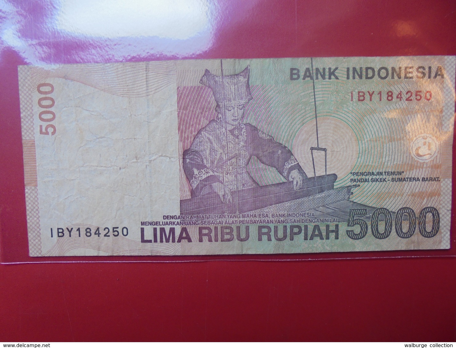 INDONESIE 5000 RUPIAH 2001 CIRCULER - Indonésie