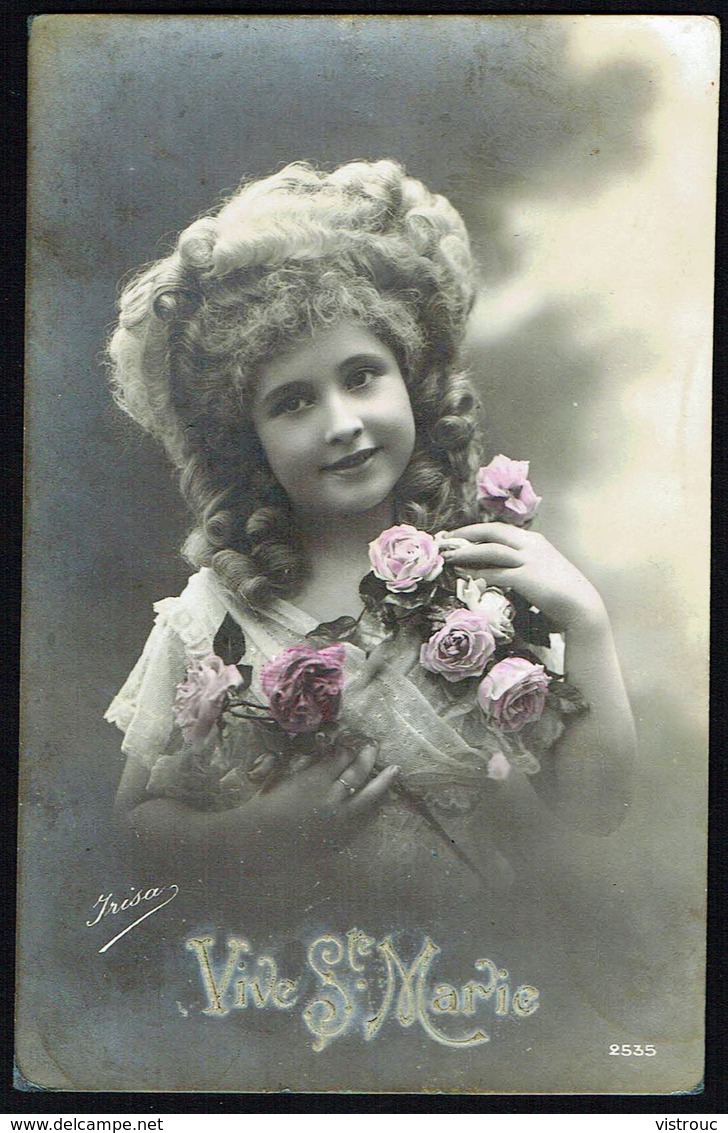 FEMME - CP - Jeune Femme Avec Bouquet De Fleurs - Circulé - Circulated - Gelaufen - 1912. - Vrouwen