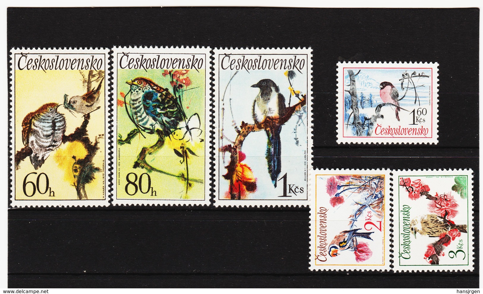 Post168 TSCHECHOSLOWAKEI CSSR 1972 MICHL 2110/15 ** Postfrisch SIEHE ABBILDUNG - Ungebraucht