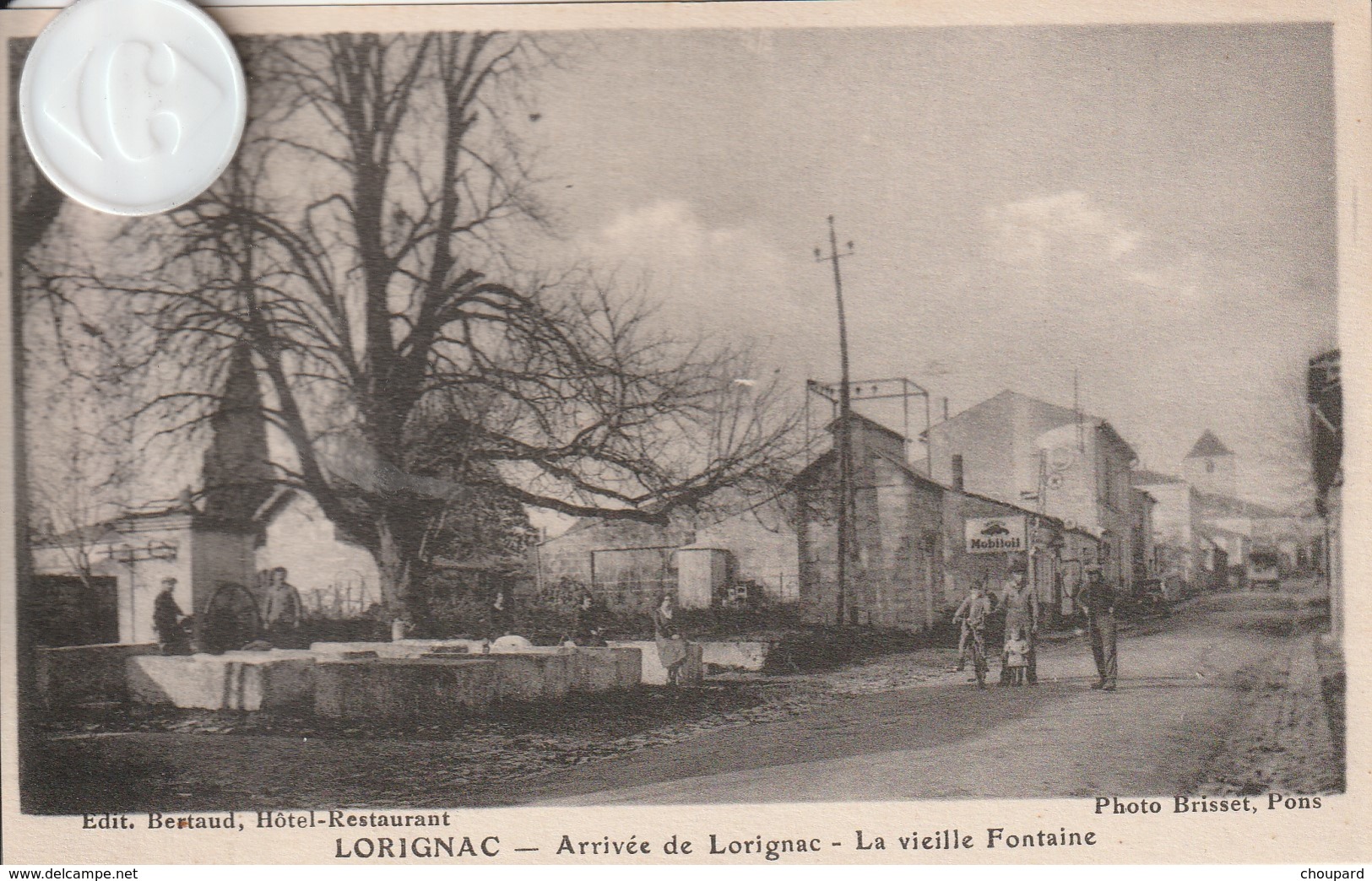 17 -Très Belle Carte Postale Ancienne De LORIGNAC  Arrivée De Lorignac - Rochefort