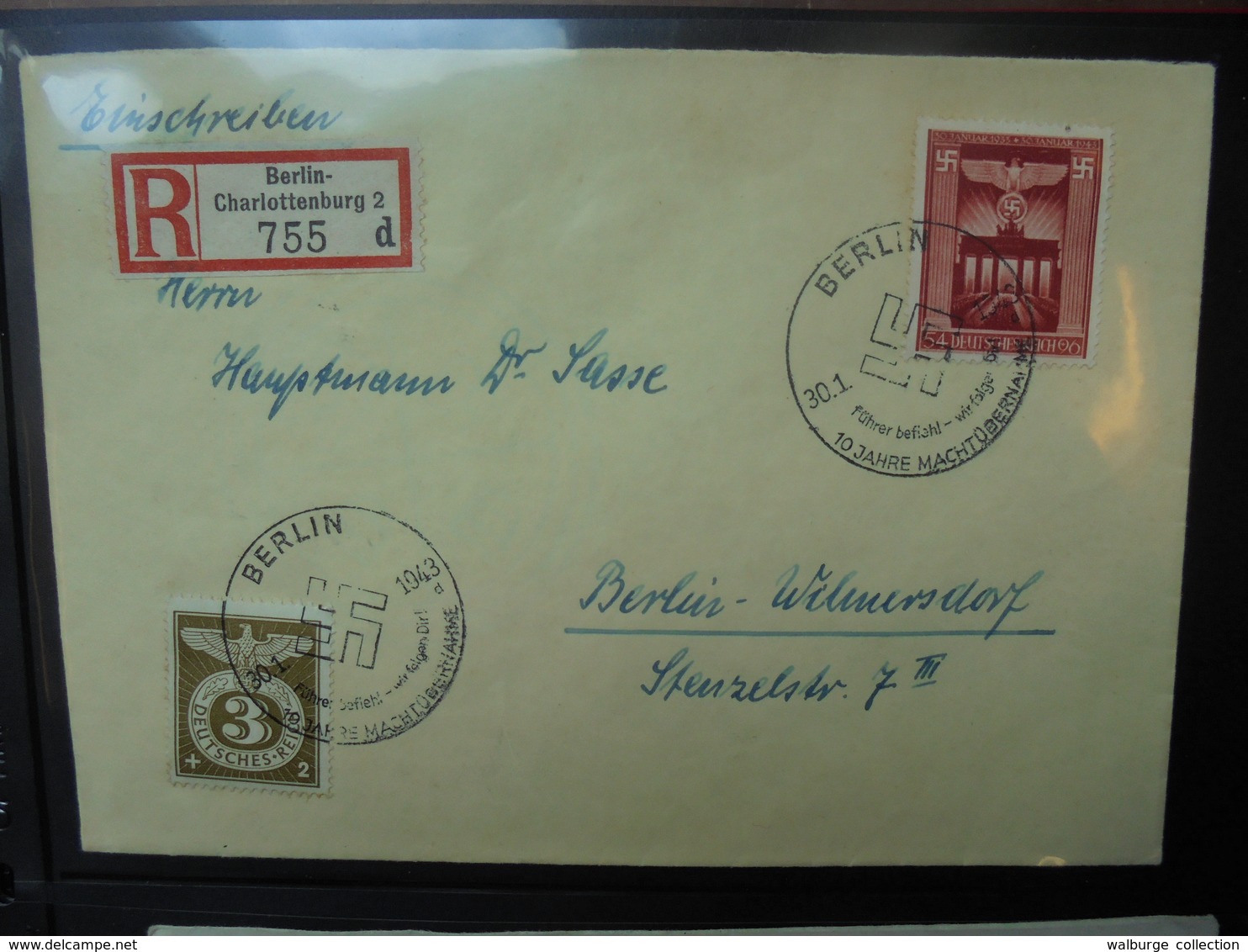 3eme REICH 1943 - Lettres & Documents