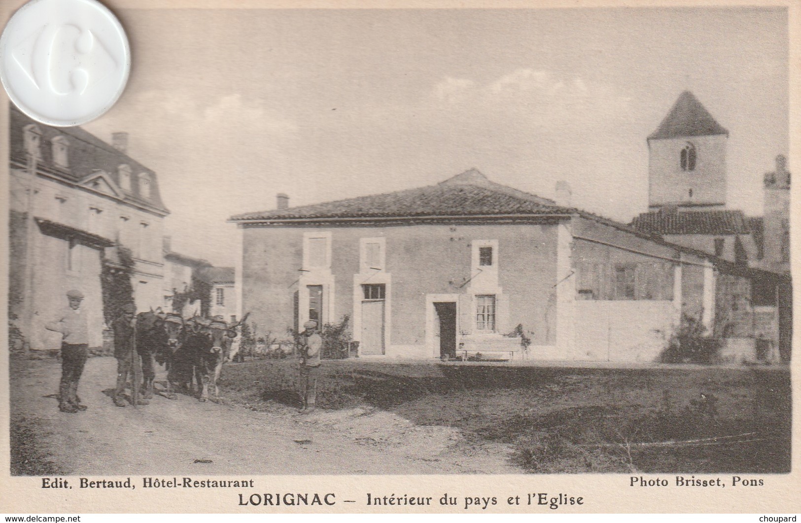 17 -Très Belle Carte Postale Ancienne De LORIGNAC  Intérieur Du Pays - Rochefort