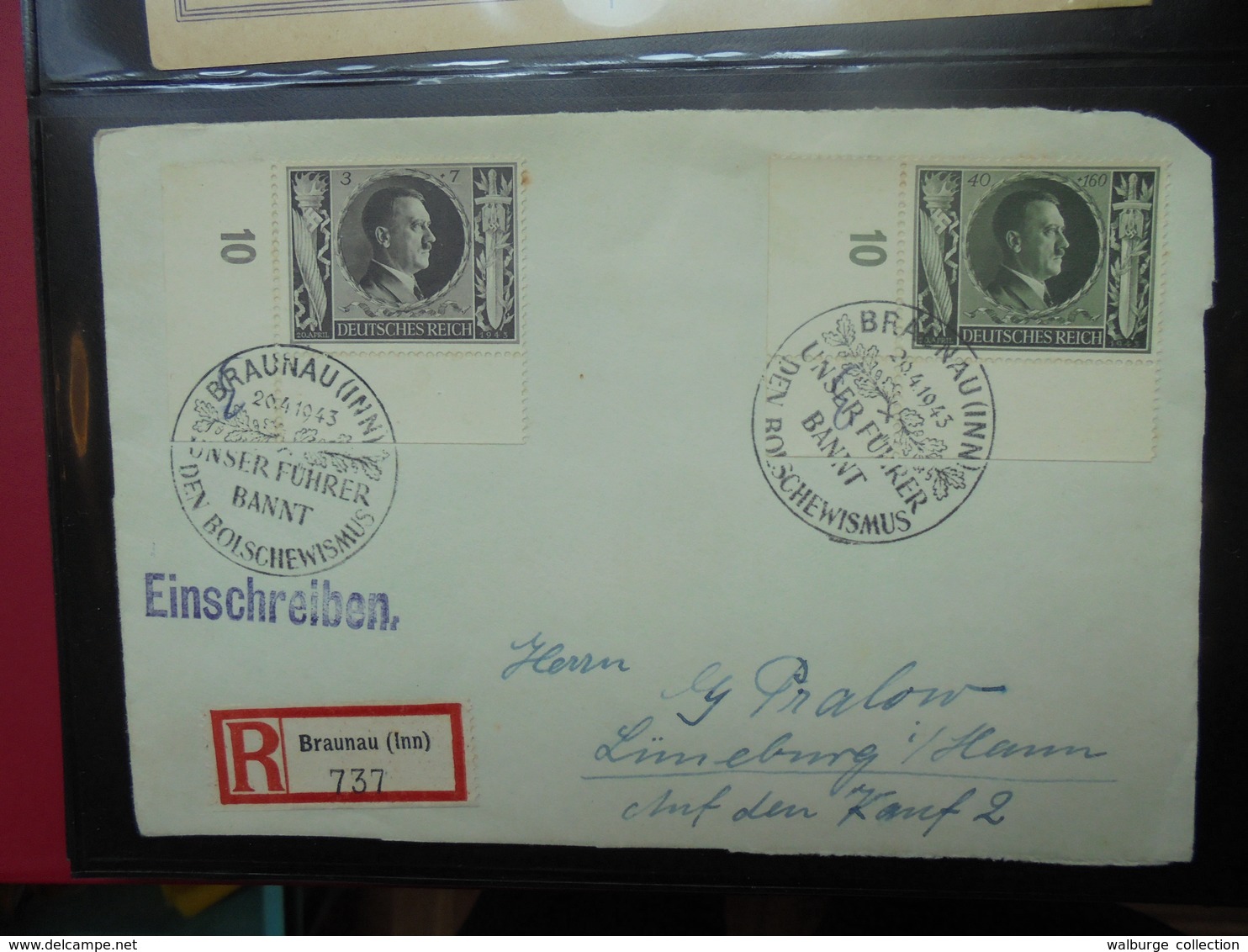 3eme REICH 1943 - Briefe U. Dokumente